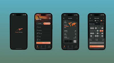 Flight Tickets Booking Mobile App app branding graphic design illustration logo ui