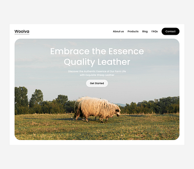 Case Study: Premium Sheepskin Website Design animal app app design clean design design farm landing page sheep sheepskin sustainability ui uiux user experience user interface ux web design website