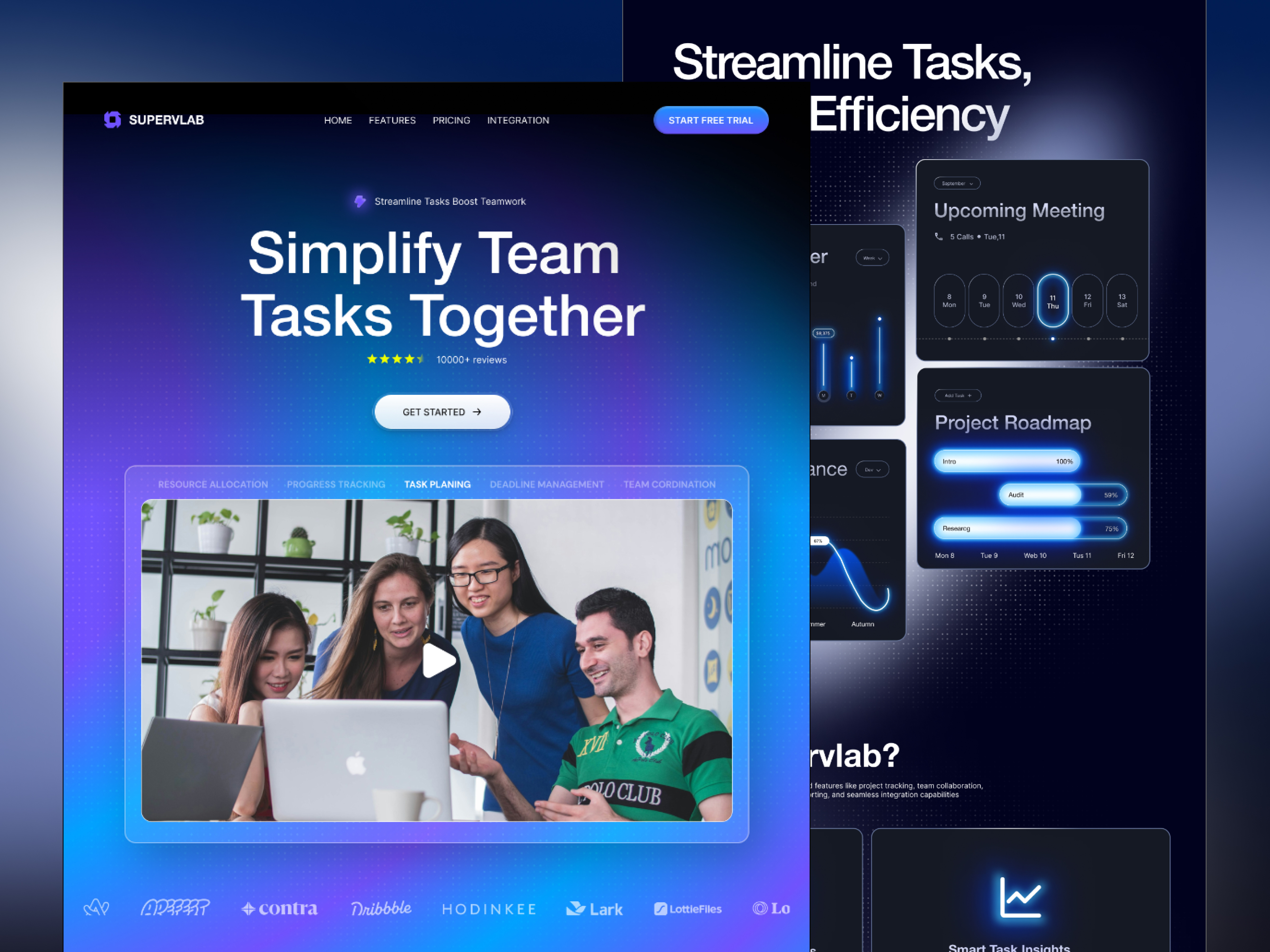 Example of Saas Website Design And Development