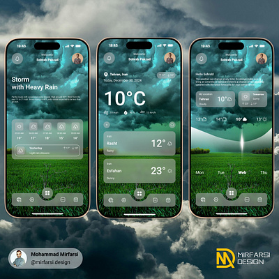 🌤 Introducing My Latest Design: A Weather App! app app design figma mobile product design ui ui design ux weather weather app