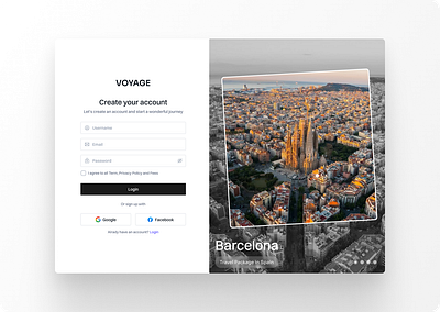 VOYAGE | Travel Platform agency design designer freelancer travel ui userexperience ux uxui web webdesign website