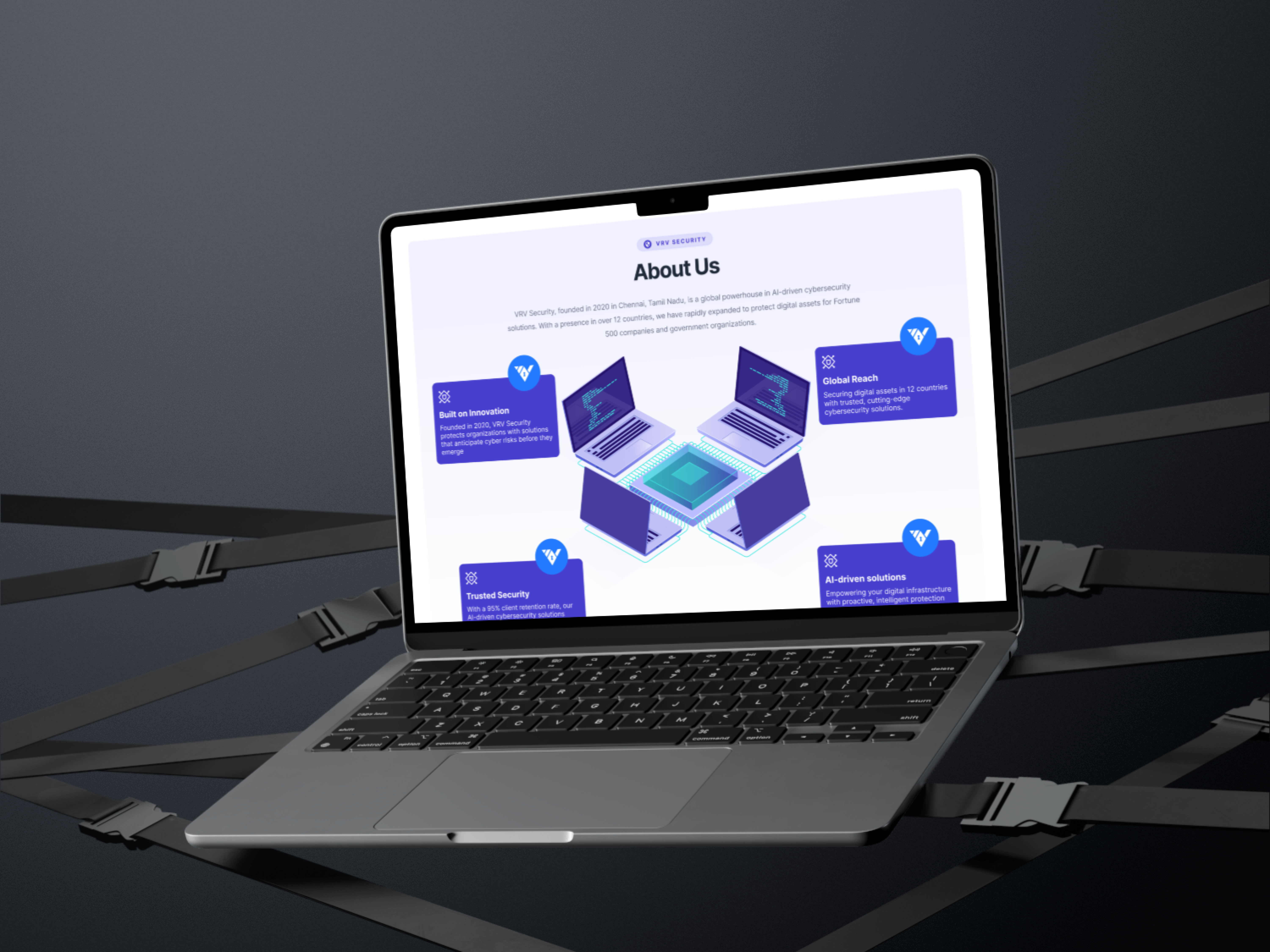 Example of Minimal Website Landing Page Design