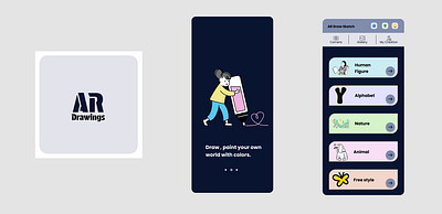 Drawing app app design ui