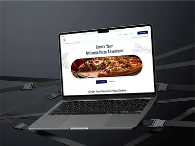 Pizza restaurant landing page design design landing page design pizza website design restaurant design ui ui design ui designer website website design