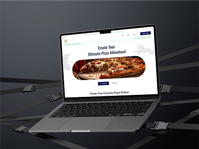 Pizza restaurant landing page design design landing page design pizza website design restaurant design ui ui design ui designer website website design