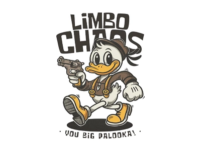 Limbo Chaos art branding character design characterdesign characters cute art cute illustration design donald donald duck duck duck art duck cartoon duck mascot illustration mascot retro retro donald duck retrp design rubber hose vintage