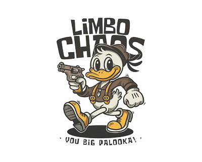 Limbo Chaos art branding character design characterdesign characters cute art cute illustration design donald donald duck duck duck art duck cartoon duck mascot illustration mascot retro retro donald duck retrp design rubber hose vintage