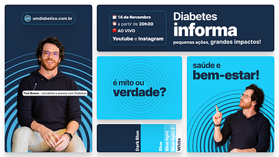 Diabetes Informa: pequenas ações, GRANDES IMPACTOS! branding logo