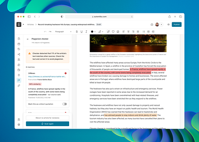 Plagiarism checker ai ai concept design media newsroom