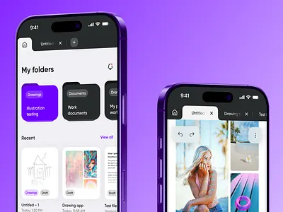 NoteSnap app design ios mobile note ui ux