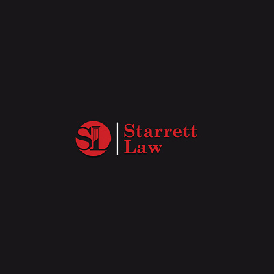 Starrett Law Logo branding graphic design illustration logo starrett law logo