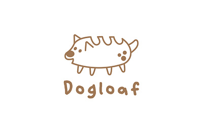 Bakery logo design ''Dogloaf'' 05 bakery brand branding cafe cute designer graphic design icon illustration line logo logo designer logo mark logodesign logos logotype mark minimalistic symbol vector