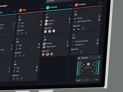 Emasters - Tournament Manager design design sprint product design ui ui design ux