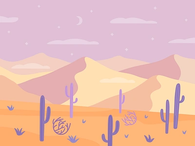 Desert | "MindLlama" App Locations Illustrations Set app illustration branding desert design digital art graphic graphic design illustration illustration art location ui ui illustration vector vector art