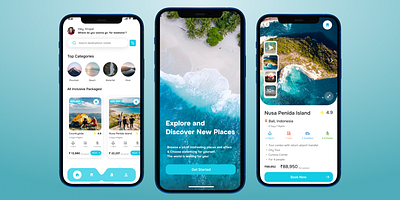 Wonder Wise Travel App inspos mobile ui