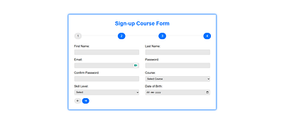 Daily UI Challenge #082 challenge css dailyui day82 design form html login sign upform step stepsign upform ui ux uxui