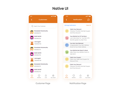 Native UI branding graphic design motion graphics ui ux design