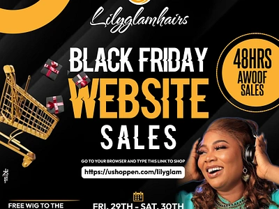 Black Friday Sales black blackfriday friday hair lilyglam lookinggood luxury sales website wigs