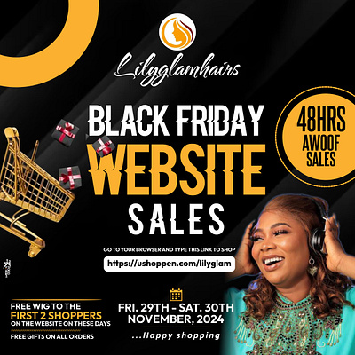 Black Friday Sales black blackfriday friday hair lilyglam lookinggood luxury sales website wigs