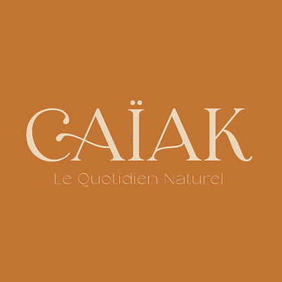 GAIAK logo branding graphic design logo ui