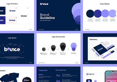 Bounce Brand Guidelines brand guidelines brandidentity branding colorpalette logodesign styleguide typography visualidentity