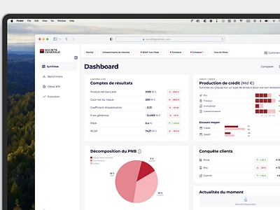 Modern Redesign of Société Générale's Financial Dashboard bankingdesign cleandesign corporatedesign dashboarddesign data dataanalytics dataproduct datavisualization dataviz designsystem financialapp fintech graphic design productdesign redesign ui userexperience