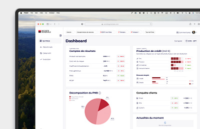 Modern Redesign of Société Générale's Financial Dashboard bankingdesign cleandesign corporatedesign dashboarddesign data dataanalytics dataproduct datavisualization dataviz designsystem financialapp fintech graphic design productdesign redesign ui userexperience