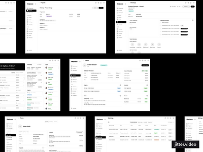 Gigbase - Web App animate video application design colloborations consistency dashboard freelance gigs jobs messages product design projects side bar tasks ui design user experience user flows ux design webapps website design wireframes