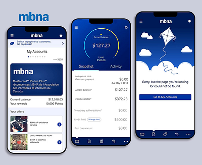 MBNA Mastercard animation branding graphic design motion graphics ui