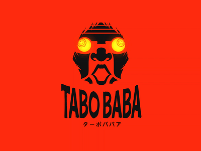 Branding Tabo Baba - DanDaDan animation anime branding characterdesign dandadan danger demon design face graphic design identity illustration japan logo minimalist motion design motion graphics red turbo vector