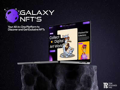 Galaxy NFT's Website figma nft website prototyping ui uiux web web design