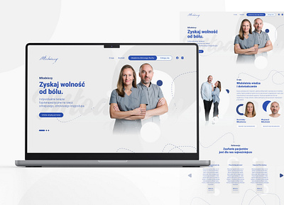 Physiotherapists website design graphic design ui web design