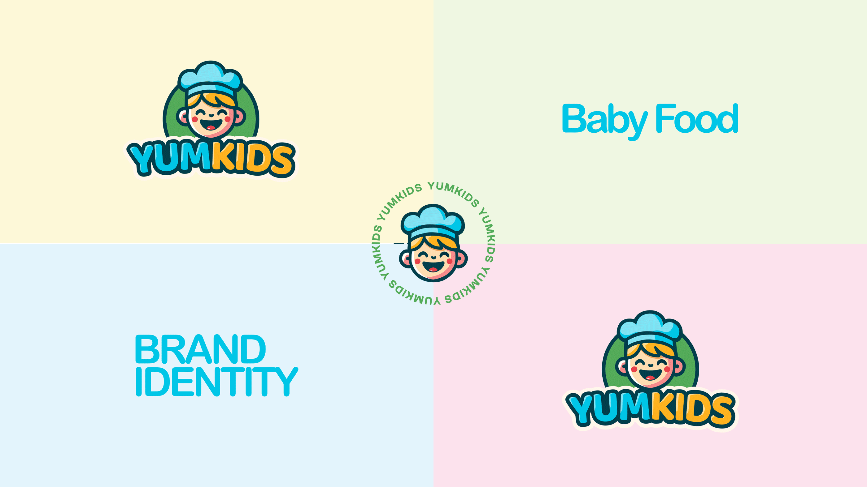 YUMKIDS Baby Food | Brand Identity branding graphic design logo