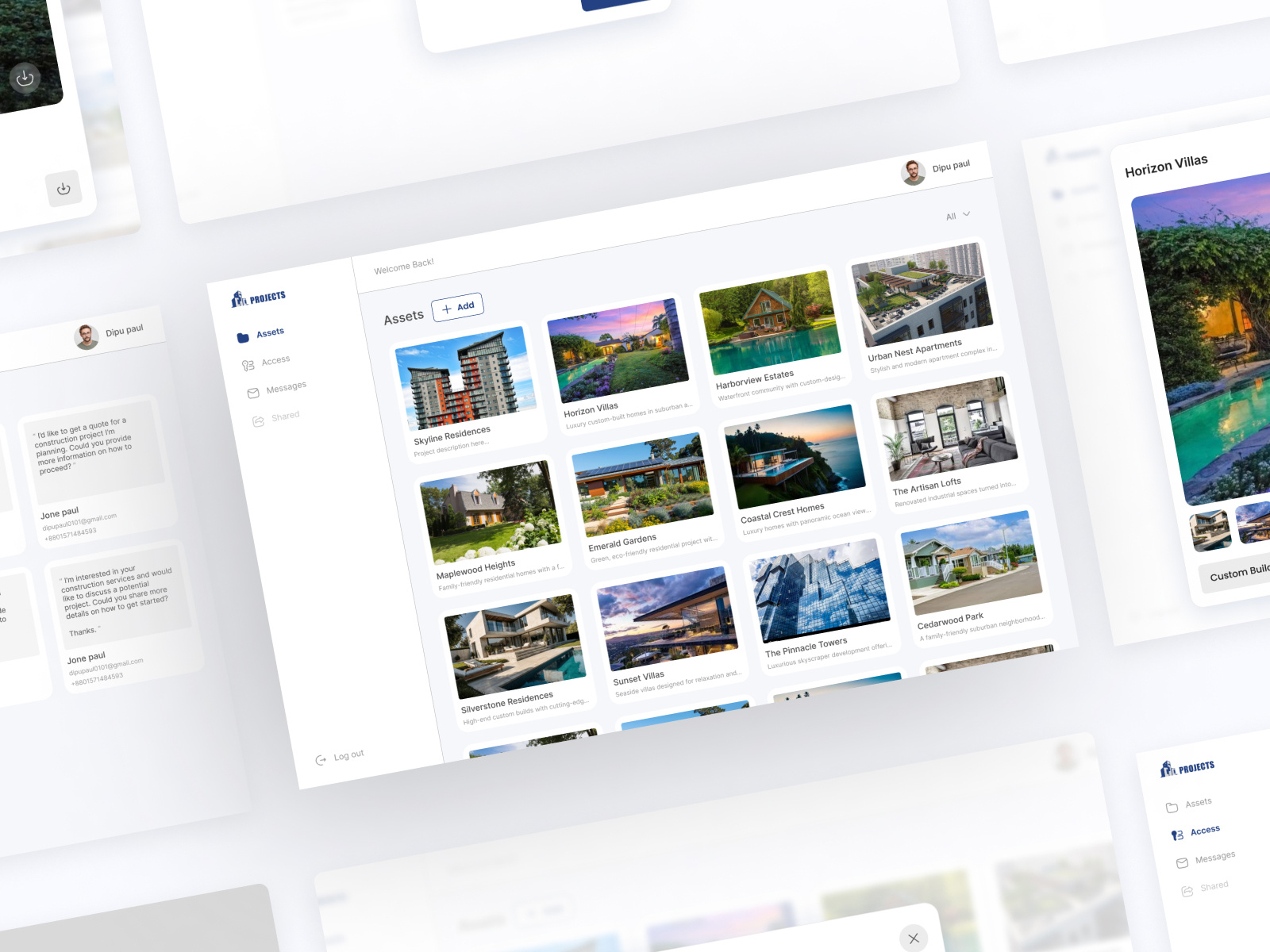 Example of Real Estate Website Design (UI/UX)