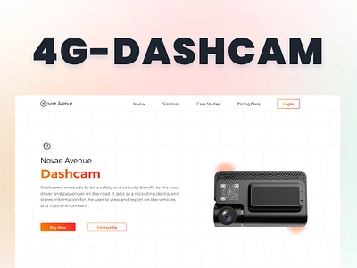 Dashcam - Landing Page color theory interaction design landing page protoyping typography user interaction visuals design web design wireframing