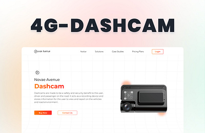 Dashcam - Landing Page color theory interaction design landing page protoyping typography user interaction visuals design web design wireframing