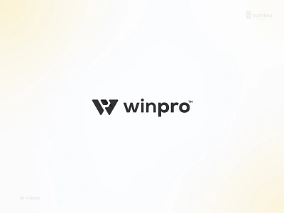 WINPRO admin logo branding code logo design graphic design letter logo logo negative space pro logo typography ui w letter logo w logo web logo website logo wlogo word logo wordmark wp letter logo wp logo