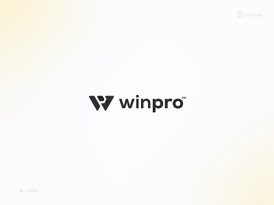 WINPRO admin logo branding code logo design graphic design letter logo logo negative space pro logo typography ui w letter logo w logo web logo website logo wlogo word logo wordmark wp letter logo wp logo