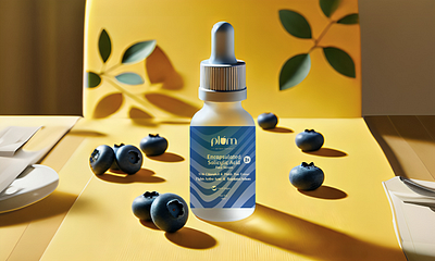 Plum Serum Dropper Packaging Design! best branding cosmetics design graphic design illustration logo motion graphics packaging design pro product packaging design serum ui