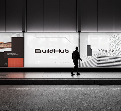 BuildHub Brand Identity branding graphic design logo ui