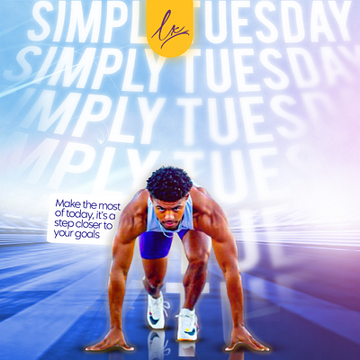 Simply Tuesday – Step Forward 🚀 agency flyers graphic design manipulation motivation photoshop social media flyers web design