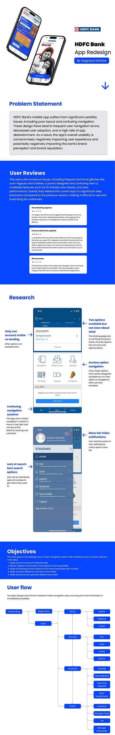 HDFC Bank App Redesign ui