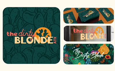 The Dirty Blonde ATX - Brand Design branding graphic design illustration logo design print design