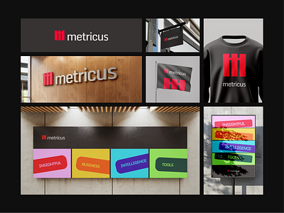 Metricus Brand Identity branding logo