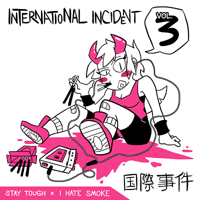 International Incident Vol. 3 Album Cover album art branding cartooning character design design graphic design illustration