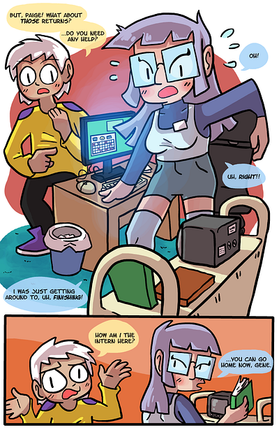 Rock Paper Sisters – Webtoon Pg. 4 cartooning character design comics illustration webcomics