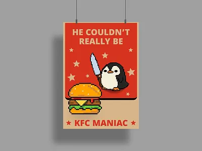 KFC Maniac - Poster design figma graphic graphic design poster poster design