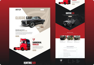 SFF Automotive - Website Design - Creasions ui ux web design website website developemnt