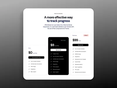 Pricing Section - Web design design figma pricing site ui uiux uiux design ux web web design web site