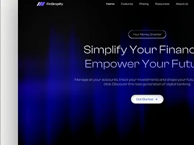 Digital Banking Website bank banking crypto design finance financial hero inspiration landing page minimal money startup token ui ux web design web3 webdesign website